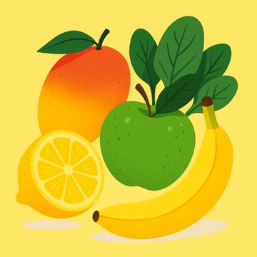 Obrázek 3 produktu FRUTTA SUPER ZELINKA citron, mango, banán, jablko, špenát 2kg x6