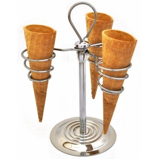 Obrázek produktu Stojan na kornouty - NEREZ SPIRÁLA 3 otvory TG