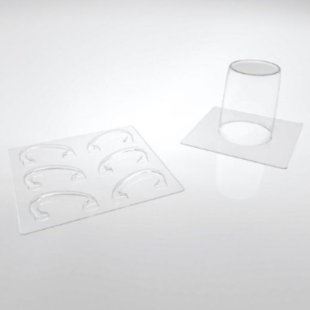 Obrázek produktu Forma PCB: Hrnky a ucha sada 4ks pr.8cm v.10cm PCB