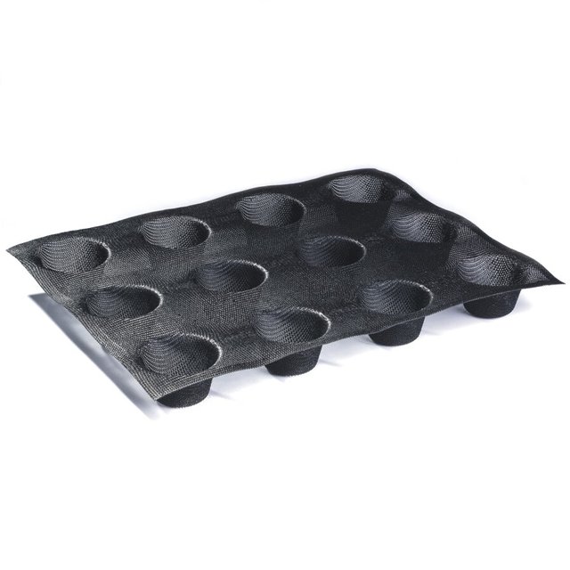 Obrázek produktu Forma silikon děrovaná na pečení-kulatá pr.60mm v.40mm 2ks Martellato