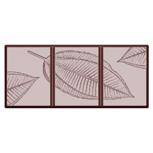 Obrázek produktu Forma na pralinky TABULKA LIST 11,4x5cm v.0,8cm 55g 4ks