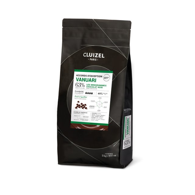 Obrázek produktu MC Čokoláda hořká 63% VANUARI 3 kg