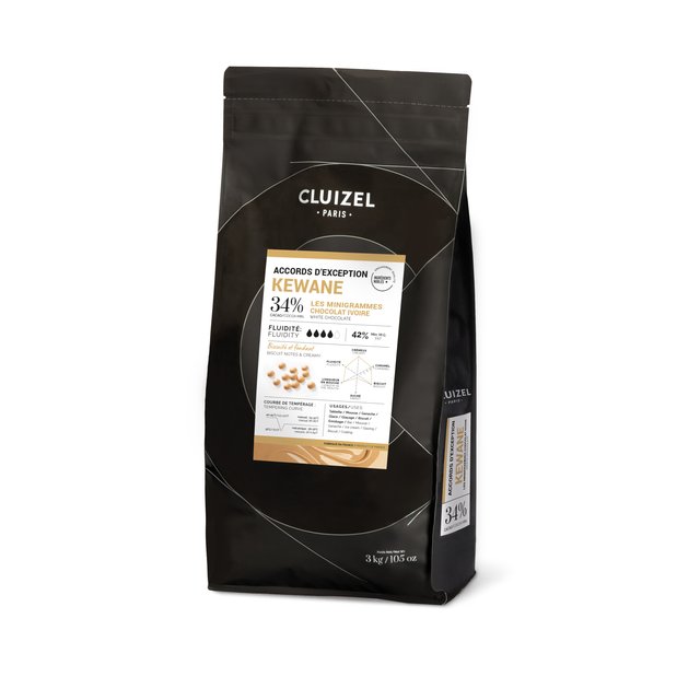 Obrázek produktu MC Čokoláda bílá karamelizovaná 34% KEWANE 3 kg