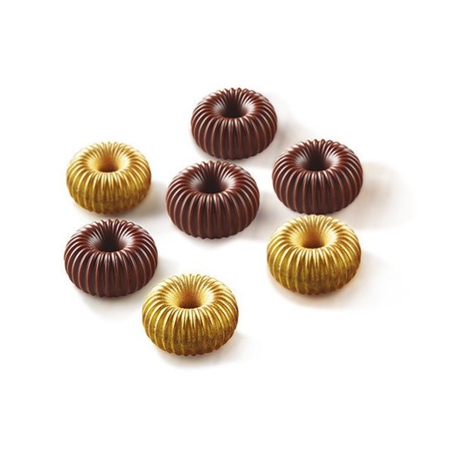 Obrázek produktu Forma silikon na čokoládové bonbony- CHOCO CROWN 3 Silikomart
