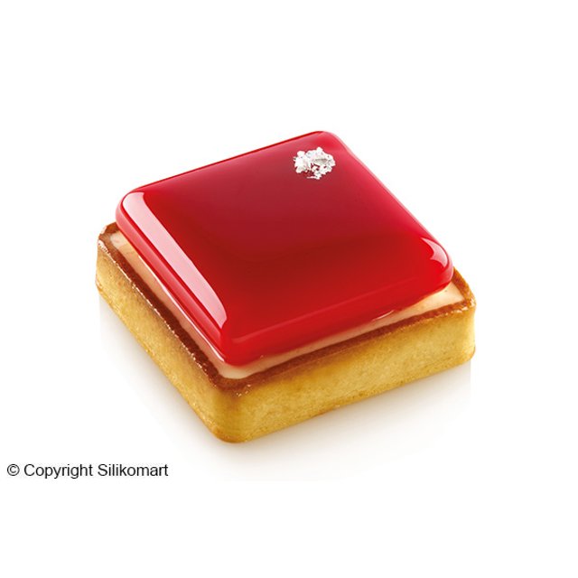 Obrázek produktu TARTE RING RÁFKY perforované - ČTVEREC/SQUARE 80x80mm v.20mm 6ks