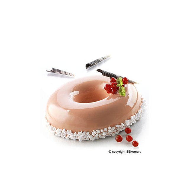 Obrázek produktu Forma silikon bílá - KIT LADY QUEEN Ø180mm v.50mm 1000ml 1ks Silikomart