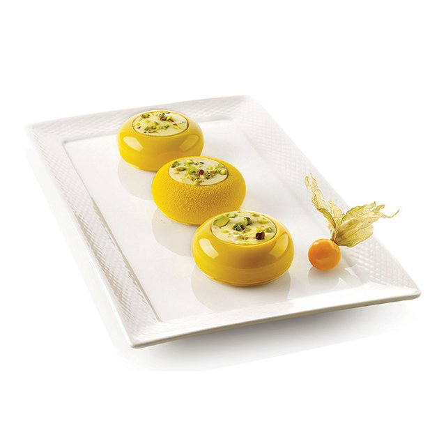 Obrázek produktu Forma silikon bílá: MINI DOT 90 Ø70mm v.30mm 90ml Silikomart