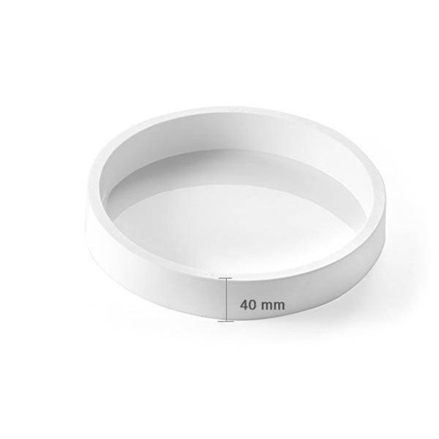 Obrázek produktu Forma silikon bílá - DORTOVÁ KULATÁ pr.240mm v.40mm 1804ml 1ks Silikomart