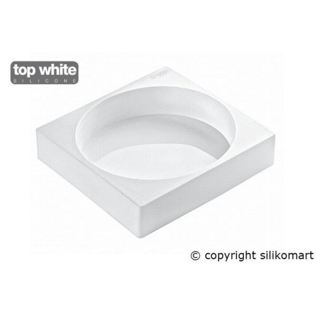 Obrázek produktu Forma silikon bílá: DORTOVÁ KULATÁ pr.180mm v.50mm 1266ml Silikomart