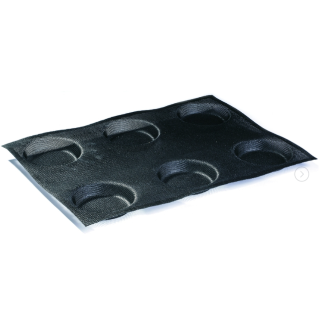 Obrázek produktu Forma silikon děrovaná na pečení-kulatá pr.85mm v.20mm 2ks