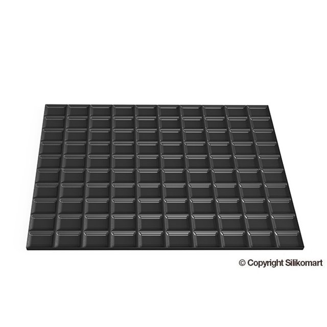 Obrázek produktu Pečící plát černý: Tabulka 25x18,5x0,6cm do formy BUCHE Silikomart