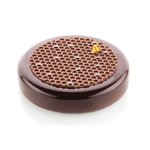 Obrázek produktu ŠABLONA: ALVEOLE 9 (medová plástev) pr.140-180mm Silikomart