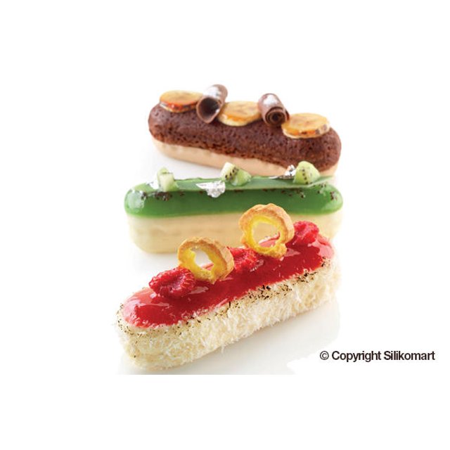 Obrázek produktu Forma silikon bílá: ECLAIR 6x140ml