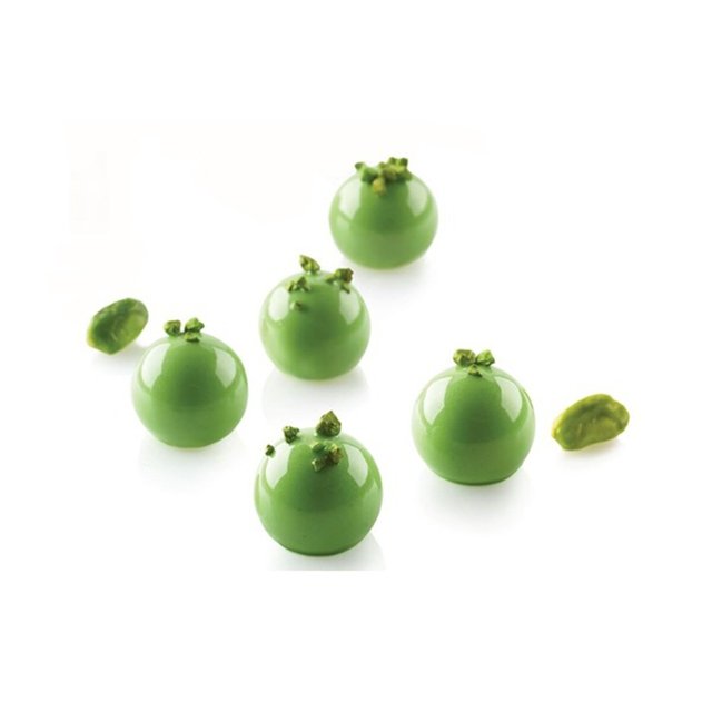 Obrázek produktu Forma silikon bílá: Truffles 5 (koule) pr.22mm v.19,5mm 5ml Silikomart