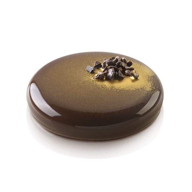 Obrázek produktu Forma silikon bílá: DECOR ROUND 80 pr.85mm 80ml(na vrchní dekoraci tartaletky k ráfkům) Silikomart