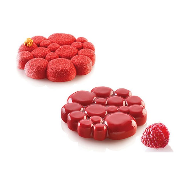 Obrázek produktu Forma silikon bílá PARADIS 37 na vrchní dekoraci tartaletky (k ráfkům TARTE RING) Silikomart