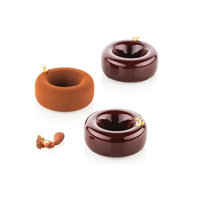 Obrázek produktu Forma silikon bílá: OBLIO 95 pr.75mm v.30mm 95ml Silikomart