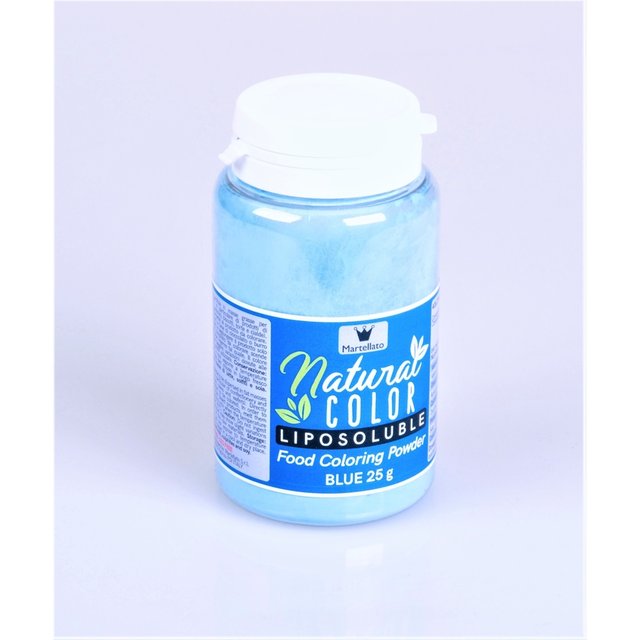 Obrázek produktu Barva v prášku rozpustná v tucích MODRÁ přírodní 25g