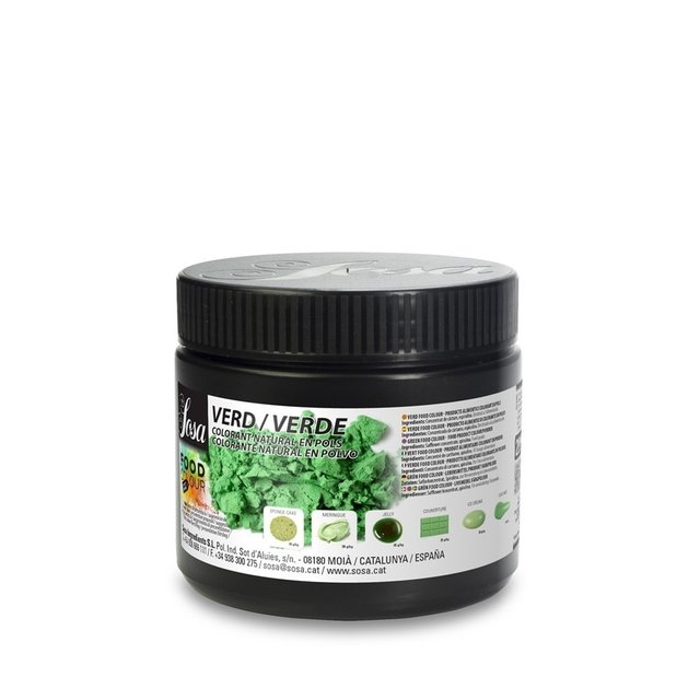 Obrázek produktu VAL BARVA V PRÁŠKU rozpustná v tucích i ve vodě přírodní ZELENÁ 200g (S:37900)
