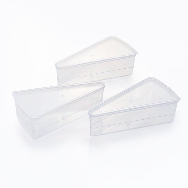 Obrázek produktu Kelímek plast čirý SLICE porce dortu 135x69mm v.42 mm 160ml 100ks Martellato