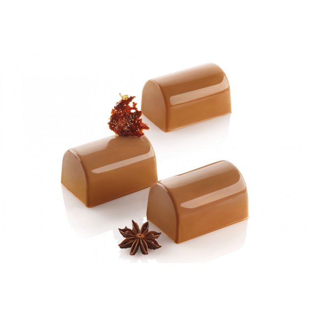 Obrázek produktu Forma silikon bílá: BUCHETTE 8x140ml   7,5x5cm v.4,6cm Silikomart