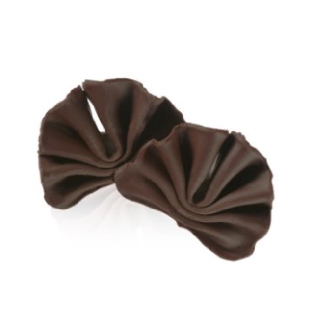 Obrázek produktu Dekor vějířky hořké forest shavings dark 2,7x3,5cm 475ks/krab. DOBLA