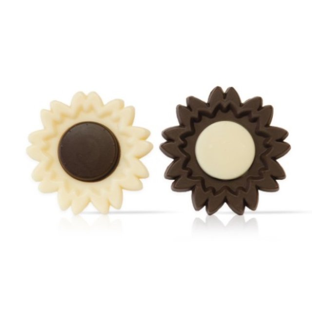 Obrázek produktu Dekor slunečnice pr.3,5cm 235ks/krab. DOBLA