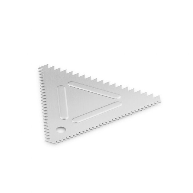Obrázek produktu Karta hliník trojúhelník zubatá 10x10x10cm TH