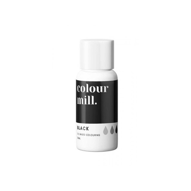 Obrázek produktu Barva tekutá - černá (black) 20 ml Colour Mill