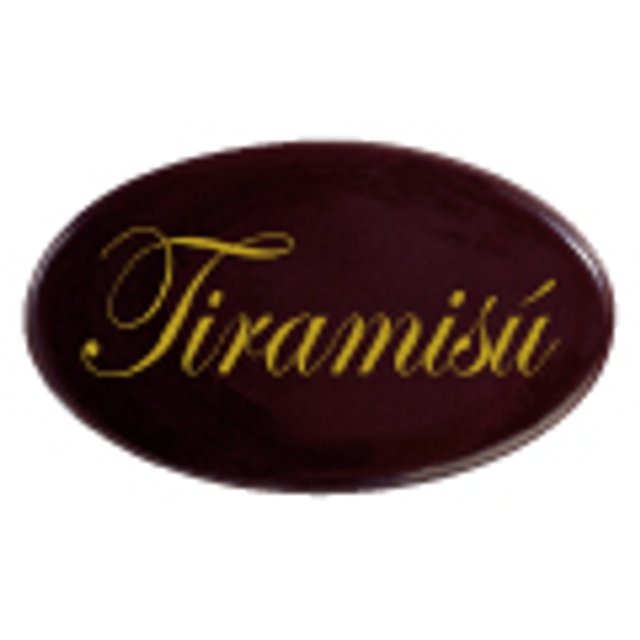 Obrázek produktu Dekor nápis TIRAMISÚ tmavý 390 ks PCB