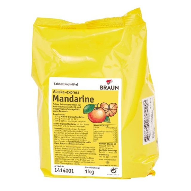 Obrázek produktu Alaska-e MANDARINE  (ztužovač mandarinka) 5x1kg BRAUN