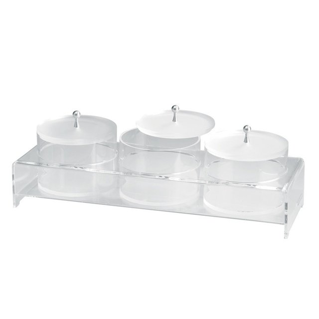 Obrázek produktu STOJAN se 3 dózami Martellato (víka bez otvoru) DOPRODEJ