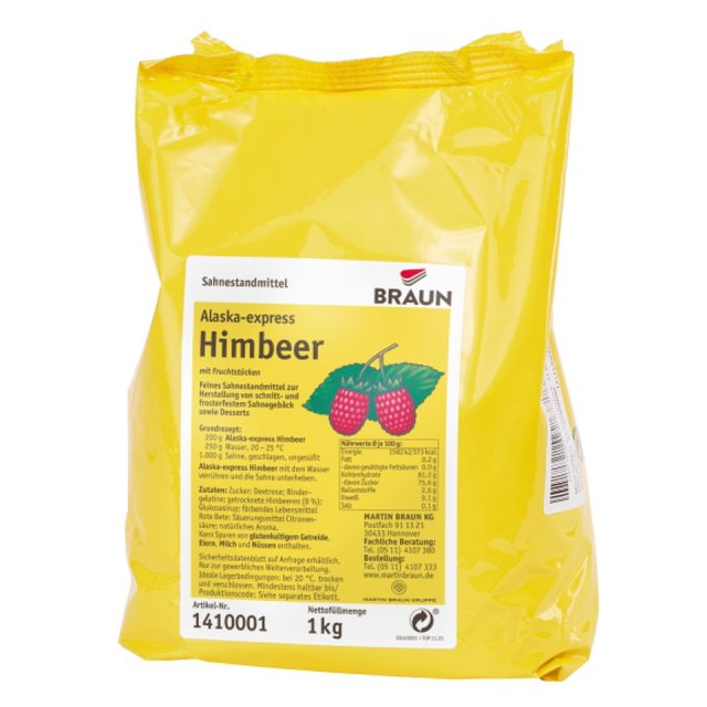 Obrázek produktu Alaska-e HIMBEER  (ztužovač malina) 5x1kg BRAUN