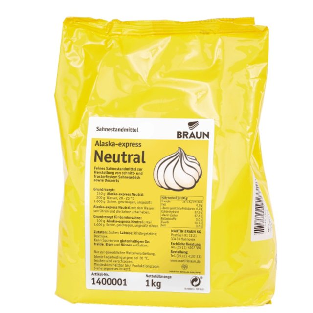 Obrázek produktu Alaska-e NEUTRAL 5x1kg  (ztužovač neutrální) BRAUN