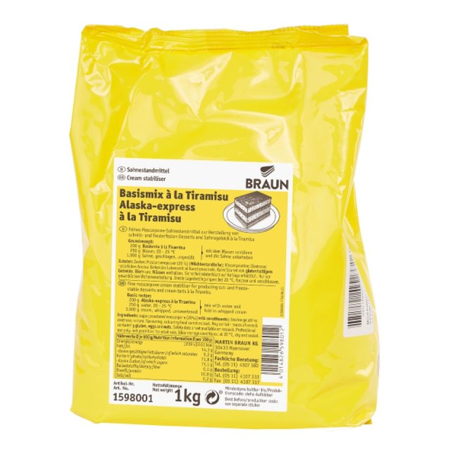 Obrázek produktu Alaska-e Á LA TIRAMISU  (ztužovač tiramisu) 1kg BRAUN