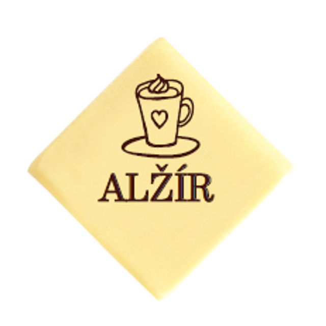 Obrázek produktu Dekor nápis ALŽÍR bílý 440 ks PCB