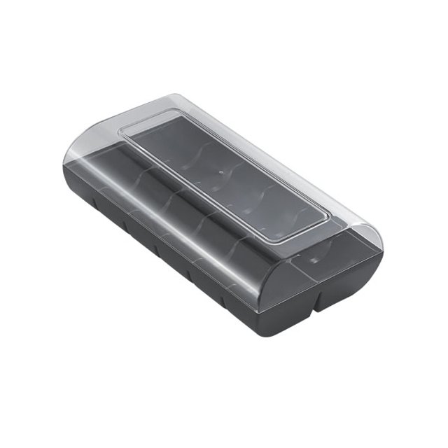 Obrázek produktu Box na 12ks makronek ČERNÝ + ČIRÉ VÍČKO (krabice 48 ks)