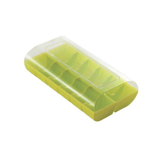 Obrázek produktu Box na 12ks makronek ZELENKAVÝ + ČIRÉ VÍČKO (krabice 48 ks)