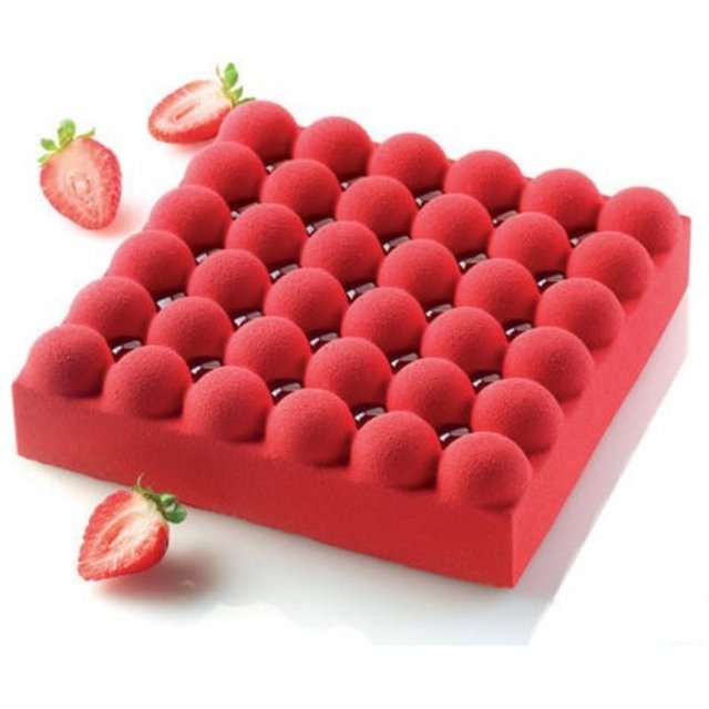 Obrázek produktu Forma silikon bílá: BUBBLE 1400ml   18x18cm v.5cm Silikomart