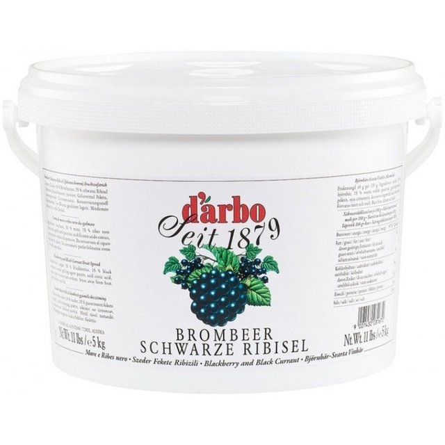 Obrázek produktu D´arbo náplň s kousky ostružina - černý rybíz 5 kg