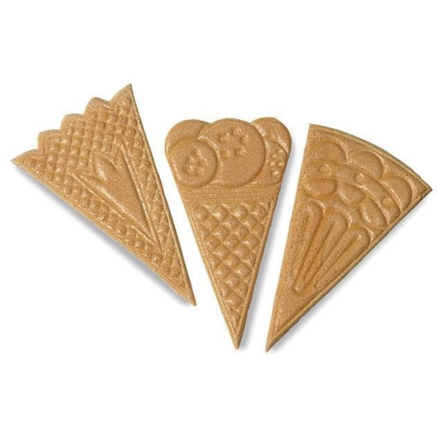 Obrázek produktu Oplatky ozdobné vanilkové 3 dekory BISQUÌ 4x 280ks BUSSY