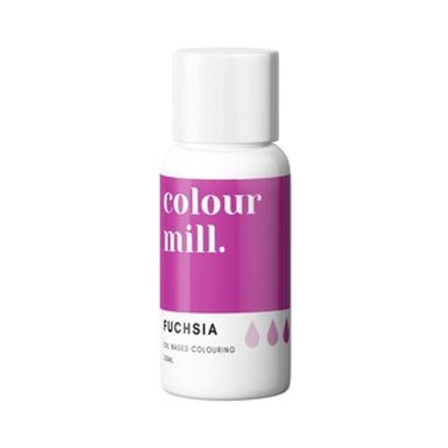 Obrázek produktu Barva tekutá - fialová fuchsiová 20 ml Colour mill
