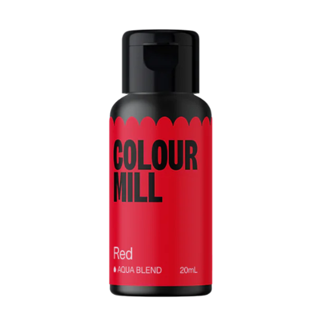 Obrázek produktu COLOUR MILL BARVA TEKUTÁ na vodní bázi - Red (červená) 20 ml - černá lahvička
