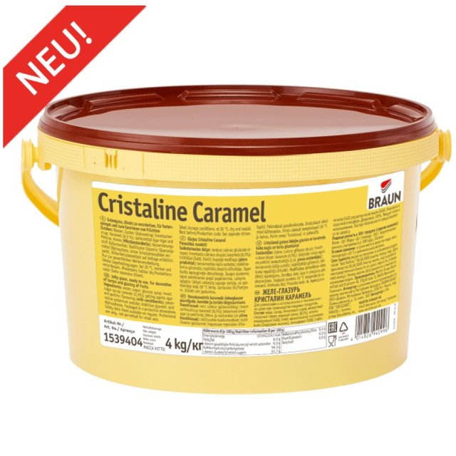 Obrázek produktu Cristaline želatinový gel KARAMEL 4kg BRAUN
