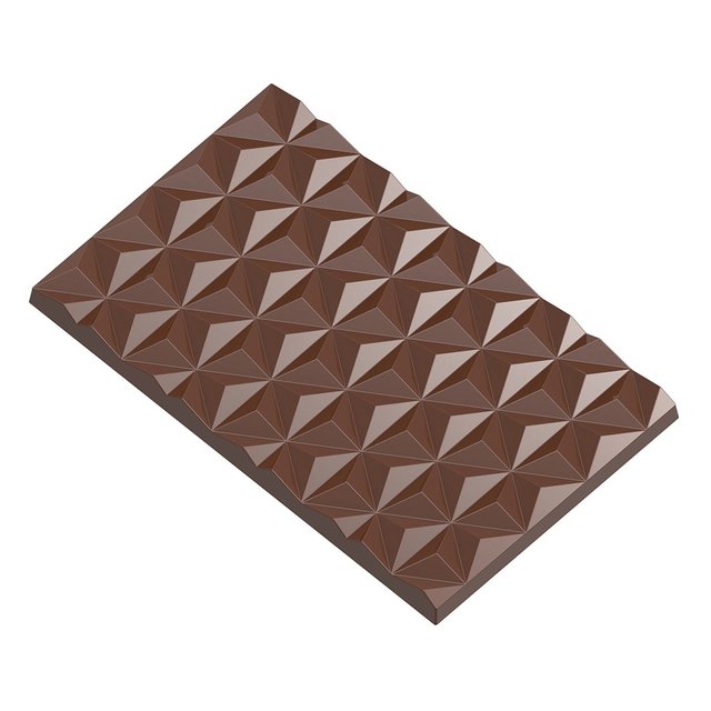 Obrázek produktu Forma pralinky TABULKA TRIANGLE 12,3x7,6cm v.0,7cm 63g 2ks