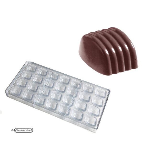 Obrázek produktu Forma na pralinky ARC 2,7x2,4cm v.1,7cm 9g 28ks