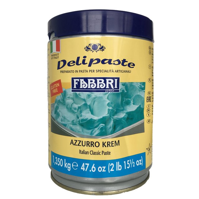 Obrázek produktu Delipaste AZZURRO KREM  (pasta modrá) 1,35kg