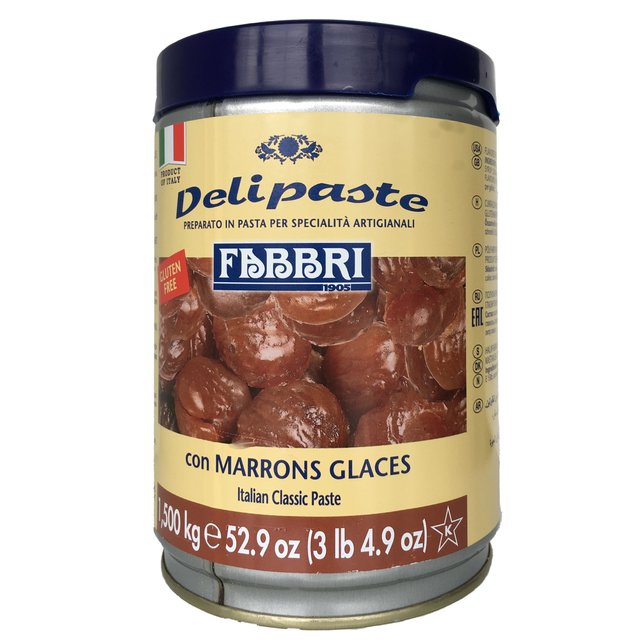 Obrázek produktu Delipaste MARRONS GLACES (pasta kaštan) 1,5kg