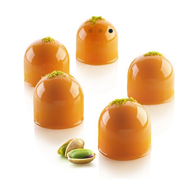 Obrázek produktu Forma silikon bílá: DOME pr.4cm v.4cm 15x40ml