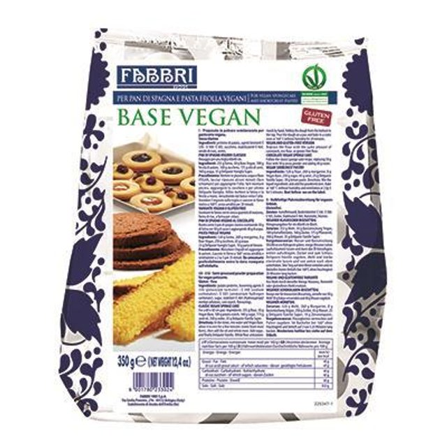 Obrázek produktu Base VEGAN gluten free 350 g Fabbri